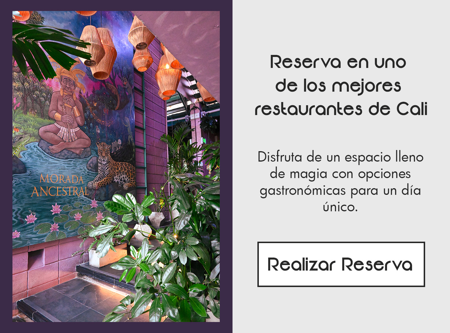 Experiencia gastronómica final Morada Ancestral