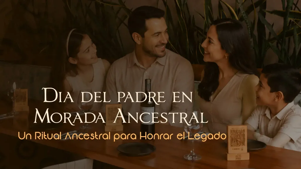 Familia celebrando el Día del Padre en Morada Ancestral durante una experiencia gastronómica ancestral en Cali
