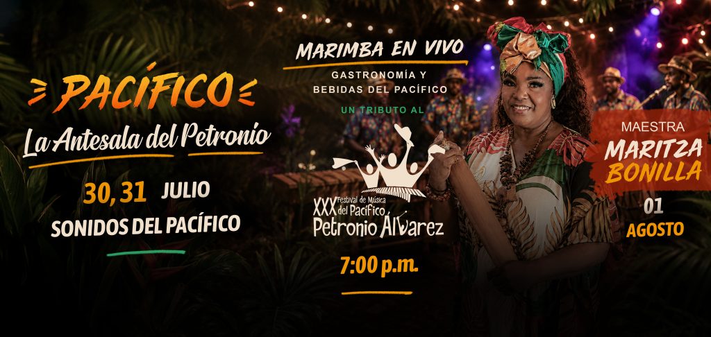 Pacífico, la Antesala del Petronio en Morada Ancestral - 30 y 31 de julio y 1 de agosto en Cali Título: Pacífico: La Antesala del Petronio 2026